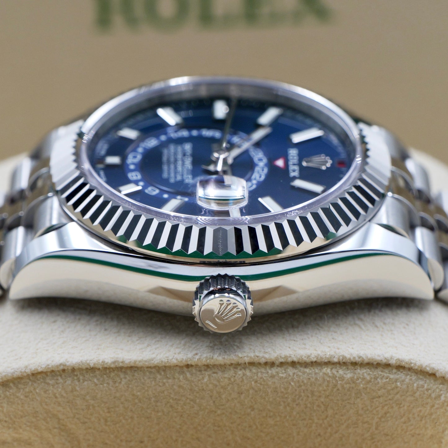 Rolex Sky-Dweller Blue Dial Jubilee Bracelet 326934 - Full Set (2022)