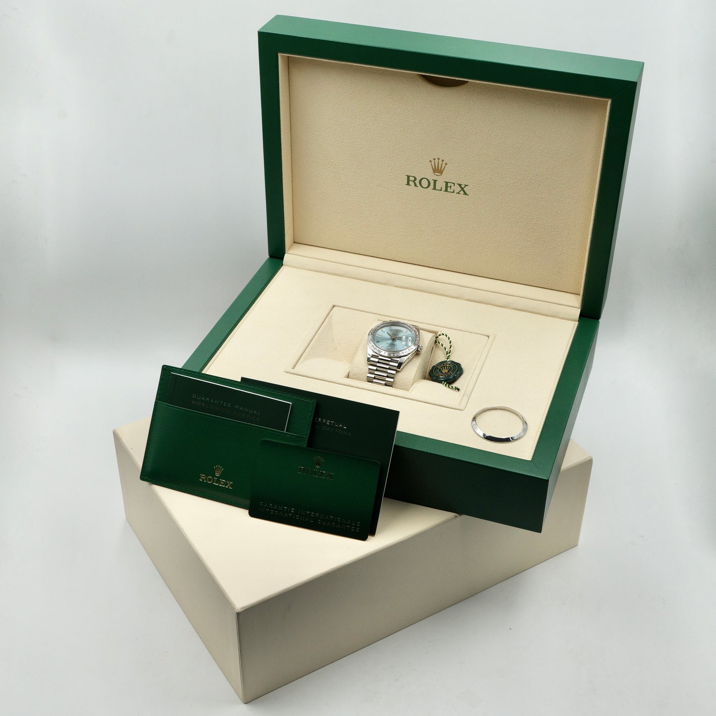 Rolex Day-Date 40 Customer TBR Bezel (Factory Smooth Bezel Included) - Full Set (2022)