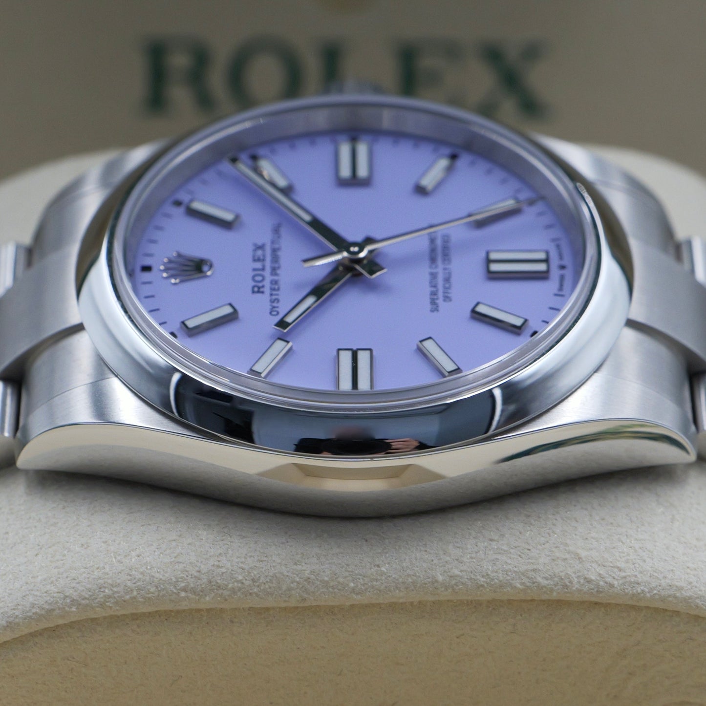 Rolex Oyster Perpetual 41 Lavendar 134300 Full Set 2026