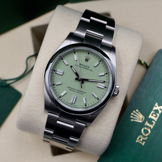 Rolex Oyster Perpetual 36 Pistachio 126000 - Full Set (2026)