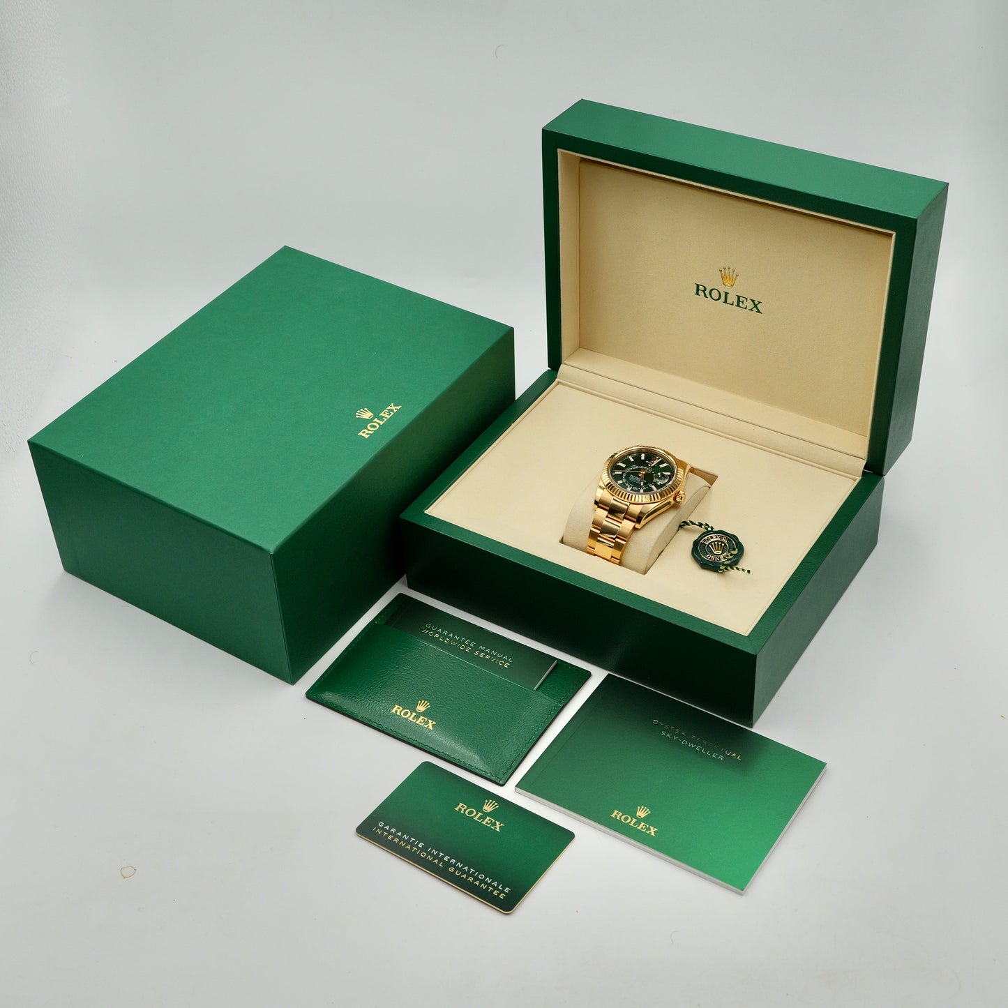 Rolex Sky-dweller Green Dial 336934 - Full Set (2025)