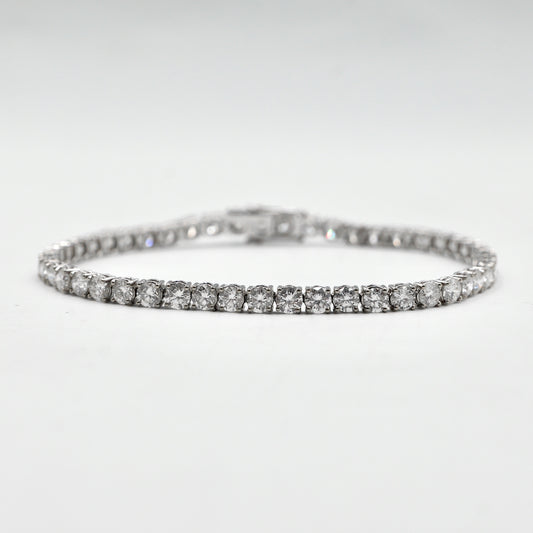 18K White Gold Diamond Tennis Bracelet