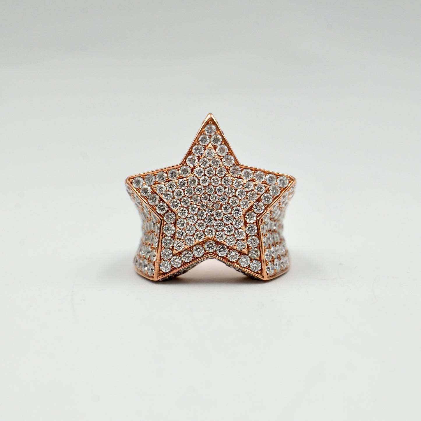 Rose Gold Star Pinky Ring