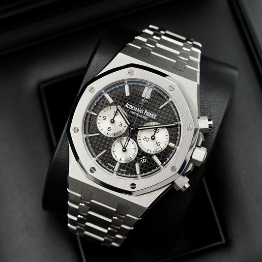Audemars Piguet Royal Oak Chronograph Black Dial 26331ST - Full Set (2020)