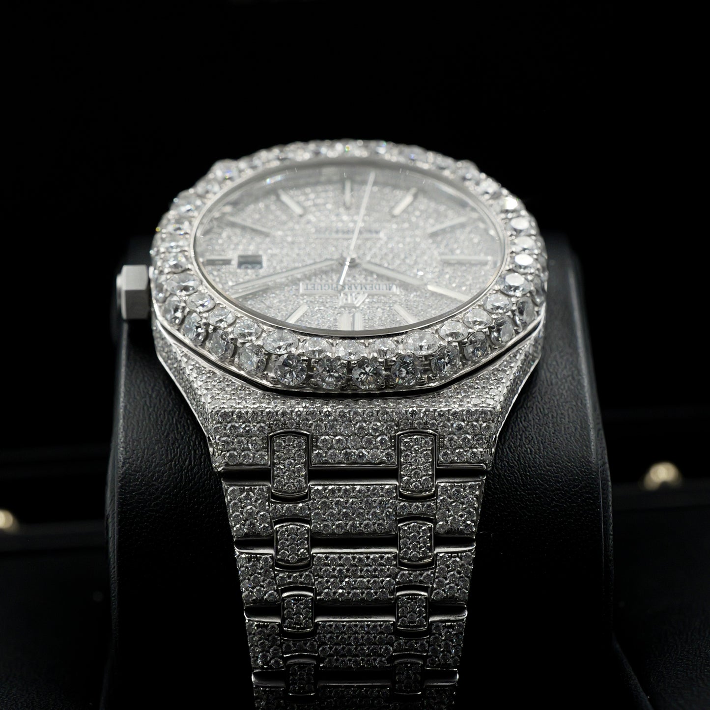 Royal Oak 41 Diamond Baton Dial Large Diamond Bezel (VS Lab Grown Diamonds)