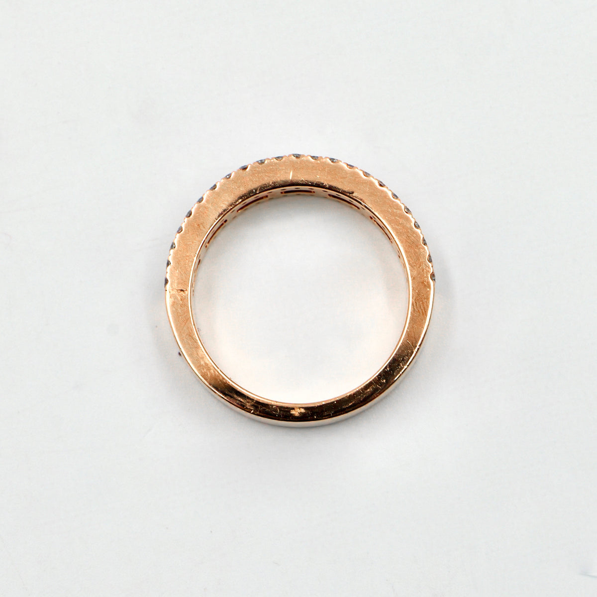 Rose Gold Round & Baguette Rings