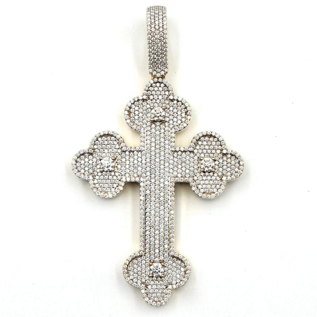 XL Diamond Cross Pendant