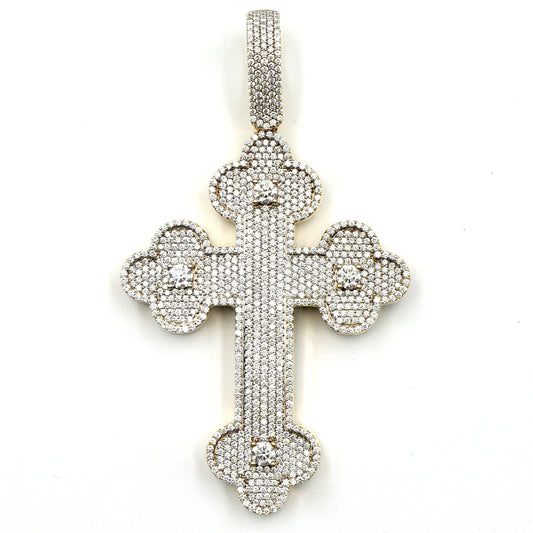 XL Diamond Cross Pendant