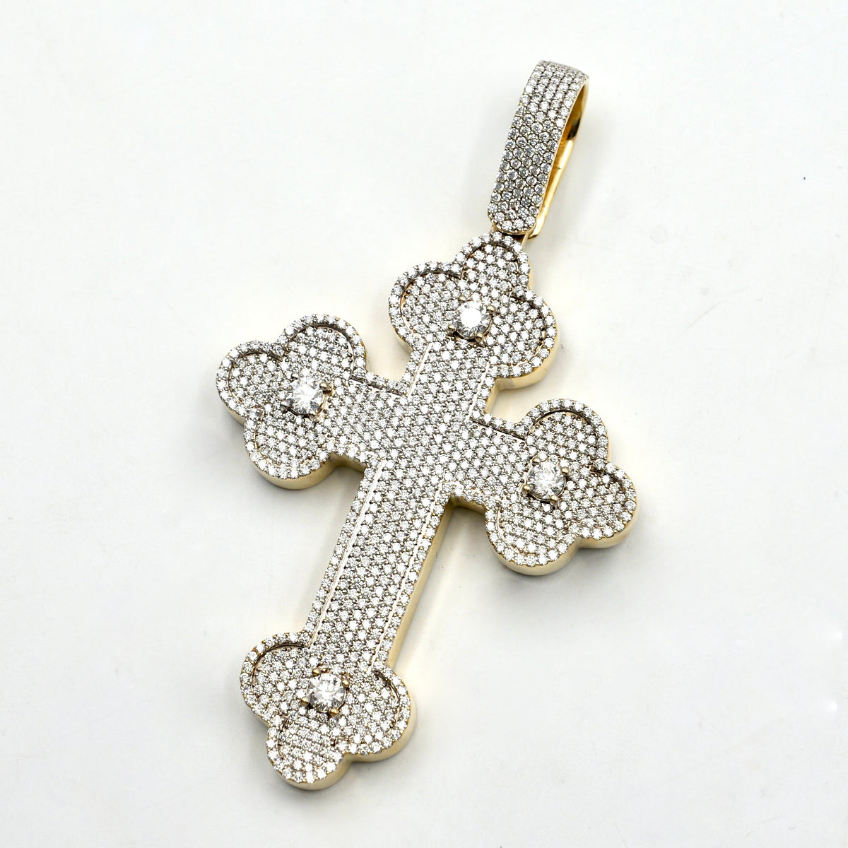 XL Diamond Cross Pendant