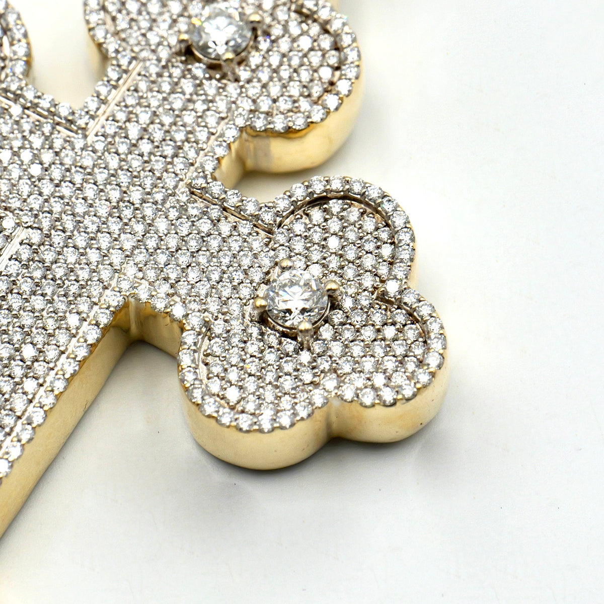 XL Diamond Cross Pendant