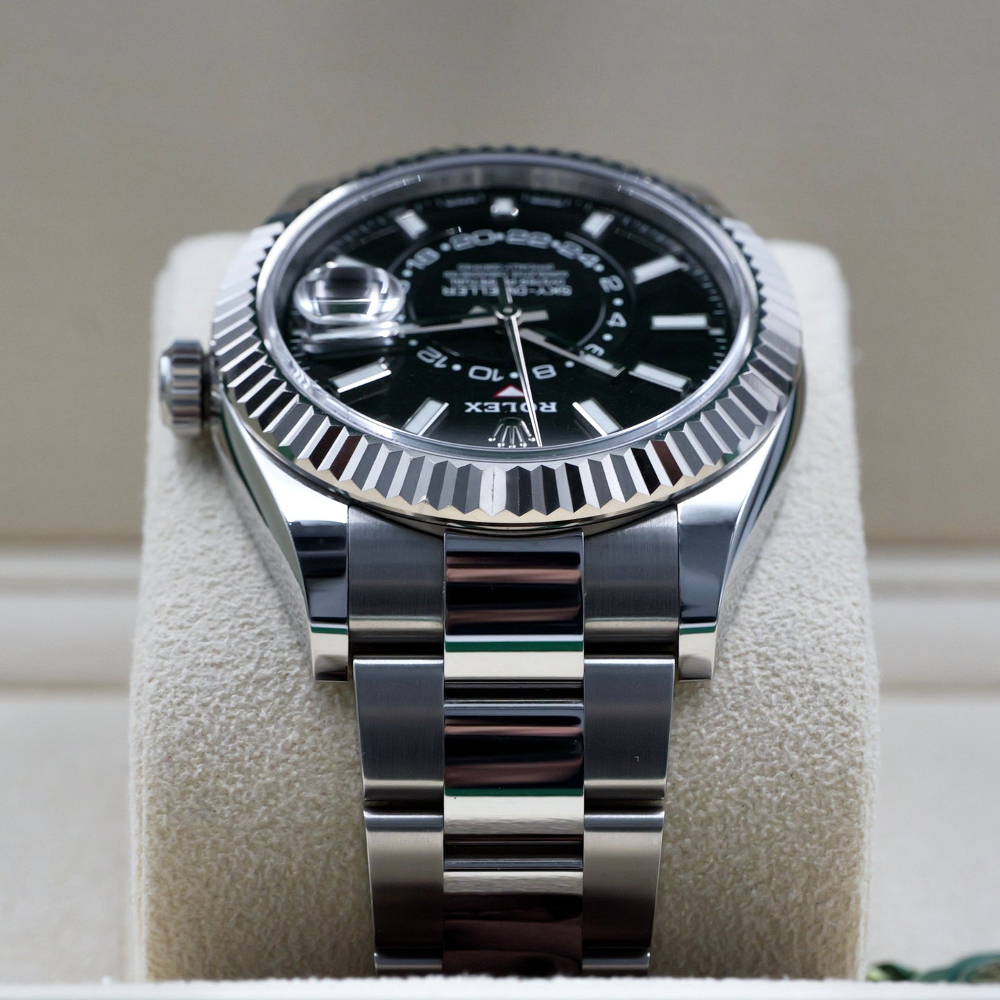 Rolex Sky-Dweller Black Dial Oyster Bracelet 326934 Full Set (2019)