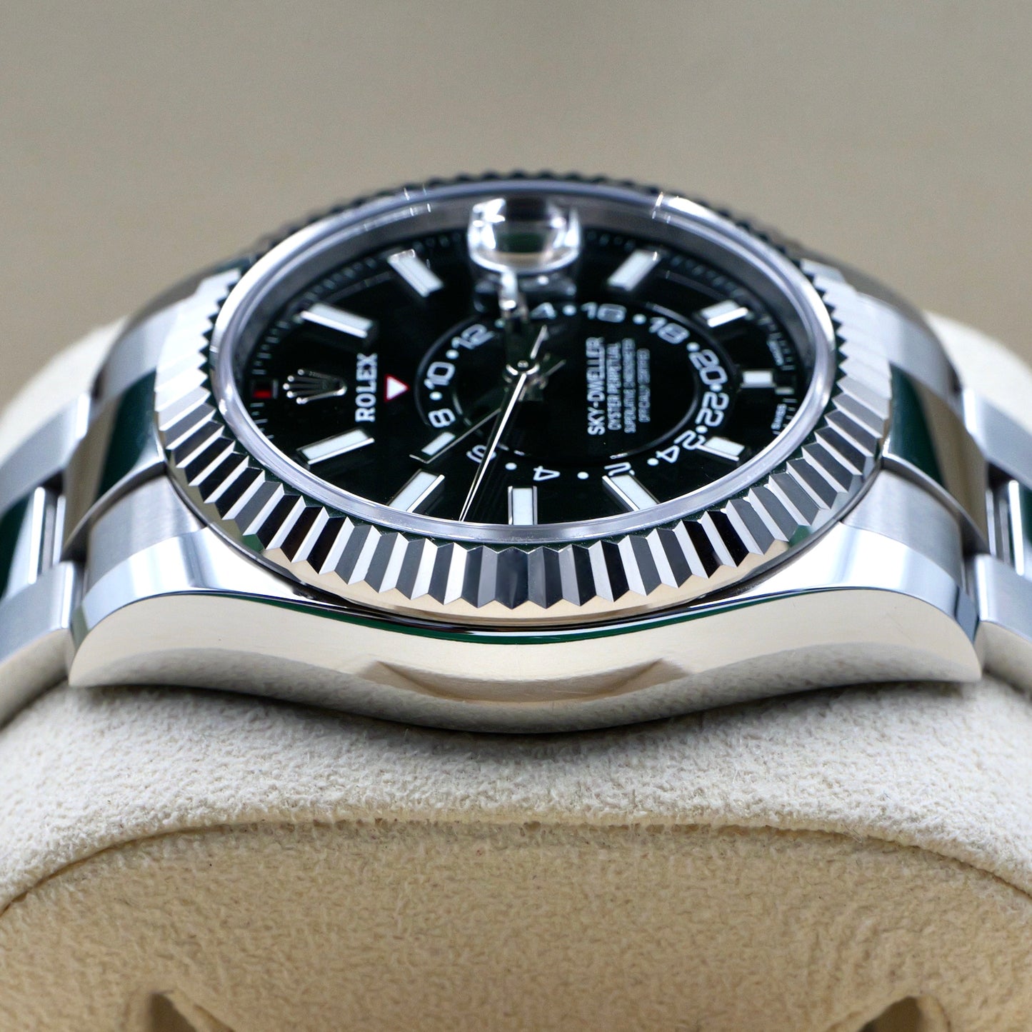 Rolex Sky-Dweller Black Dial Oyster Bracelet 326934 Full Set (2019)