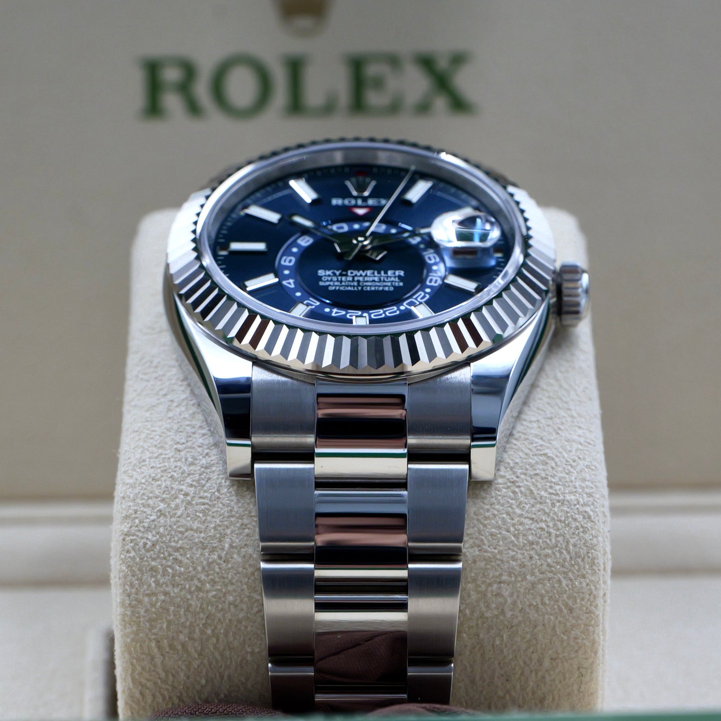 Rolex Sky-Dweller Blue Dial Oyster Bracelet 326934 Full Set (2022)