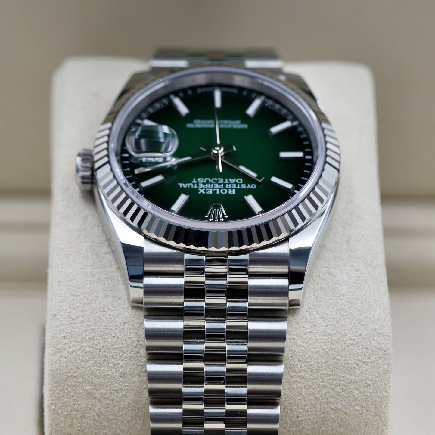 Rolex Datejust 36 Ombré Fluted Jubilee 126234 - Full Set (2026)