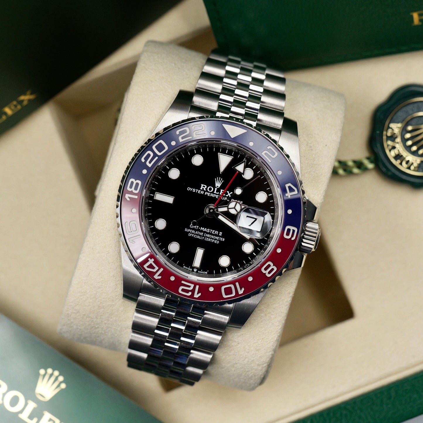 Rolex GMT-Master II Pepsi Jubilee 126710BLRO - Full Set (2025)