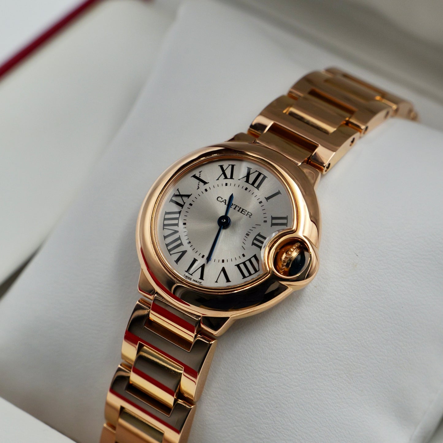 Cartier Ballon Bleu Rose Gold W69002Z2 Full Set 2010