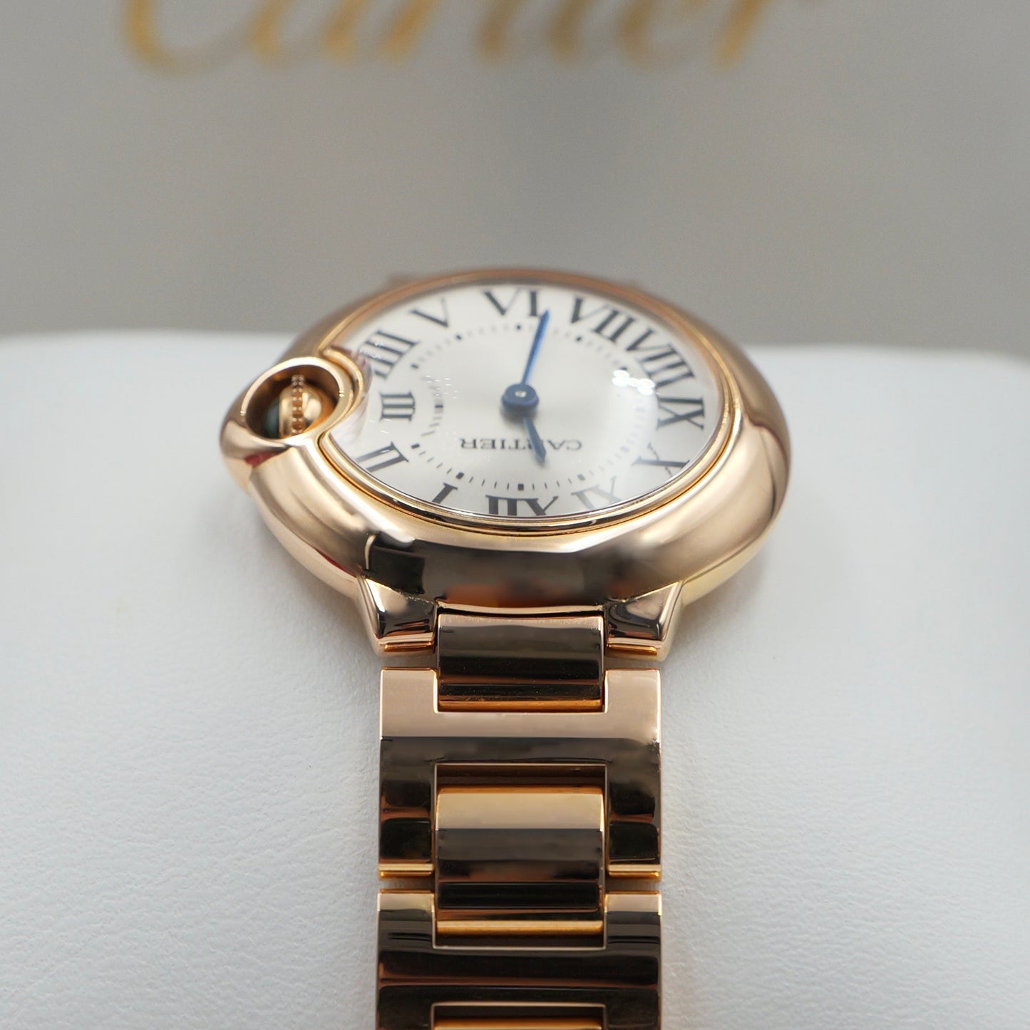 Cartier Ballon Bleu Rose Gold W69002Z2 Full Set 2010
