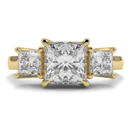 Catherine - 2.0 CT - Princess Trilogy Diamond Ring