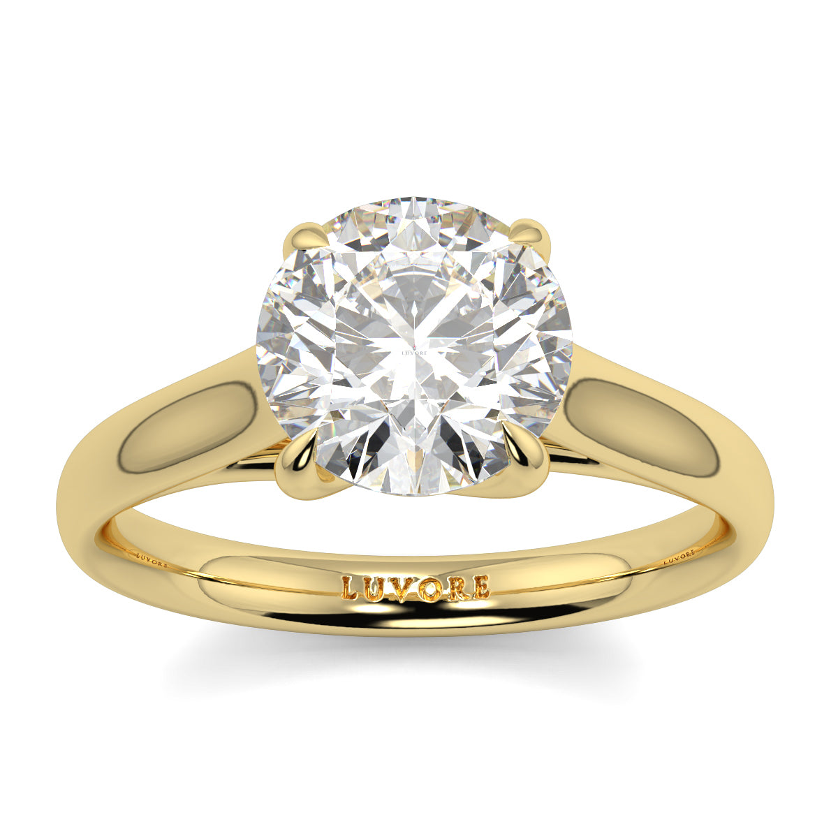 Bella - 3 Ct - Round Diamond