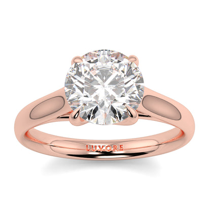 Bella - 3 Ct - Round Diamond