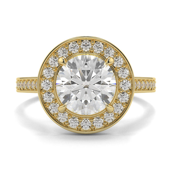 Lillian - 1.0 CT - Round Halo Ring