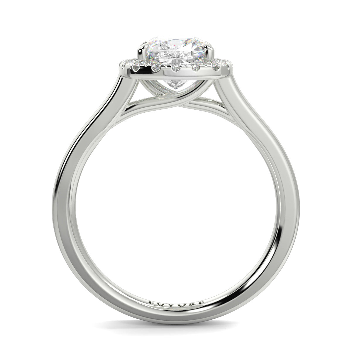 Ava - Halo Plain - Ring Mount