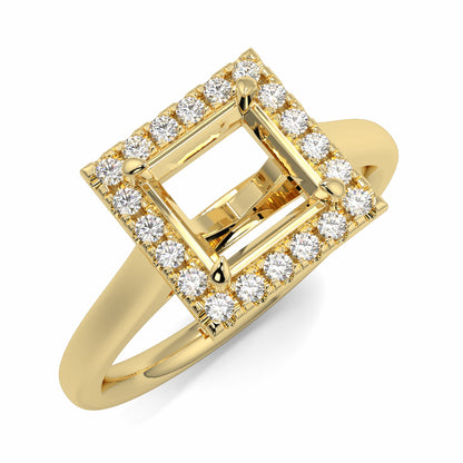 Ava - Halo Plain - Ring Mount