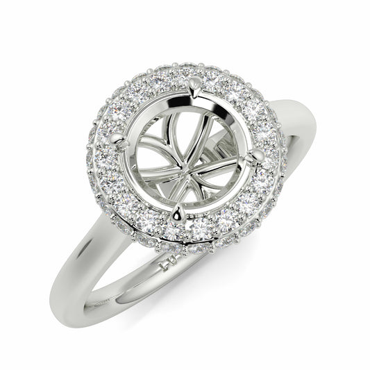 Ava - Halo Plain - Ring Mount