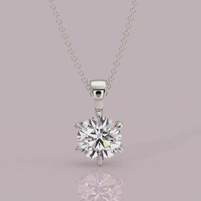 Plain Solitare Pendants