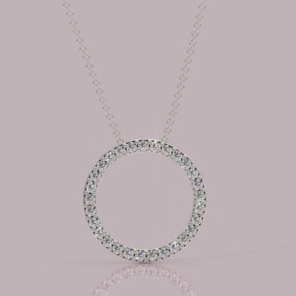 Round Circle Pendant