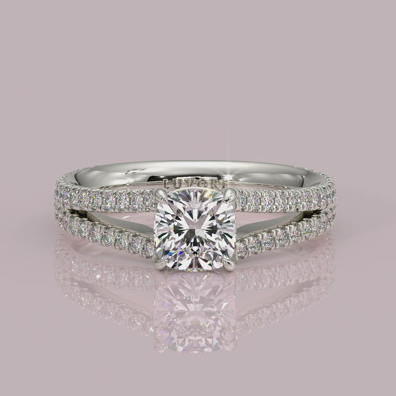  Yb jewellers engagement ring split band
