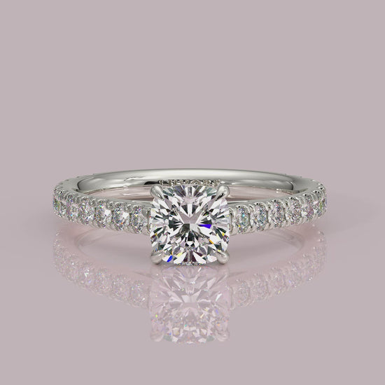 Yb jewellers engagement ring straight band video