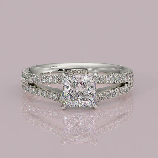 Yb jewellers engagement ring straight band
