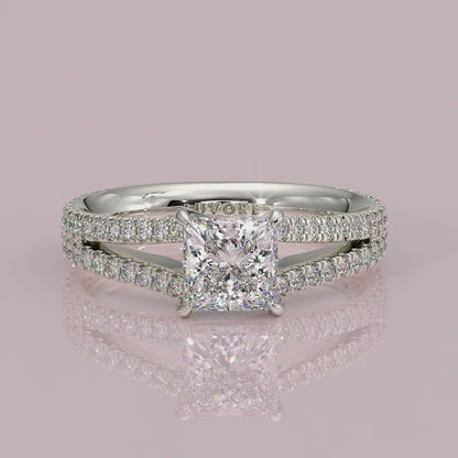 Yb jewellers engagement ring straight band