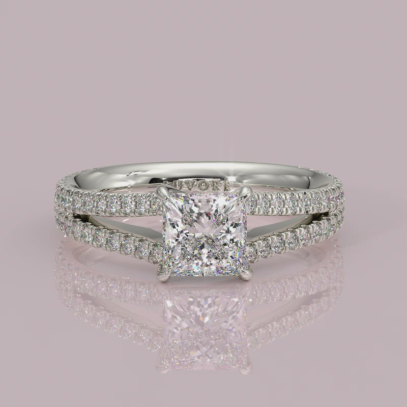 Yb jewellers engagement ring straight band