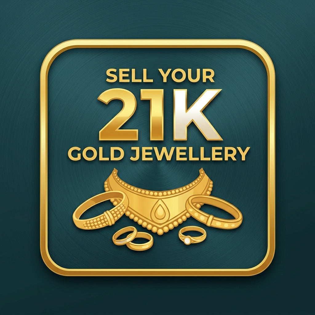 sell your gold jewellery icon gradient green background